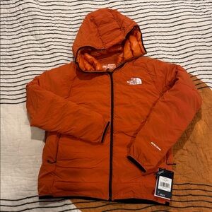 The North Face Summit Series L3 50/50 Down Hoodie. Orange. Medium. NWT